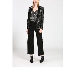 See You Soon Babydoll Lace Leopard Spaghetti Strap Top